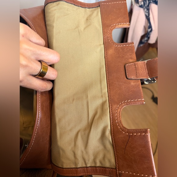 COACH Y2K HAMILTON NEEDS TLC Brown Leather satchel - Picture 8 of 9